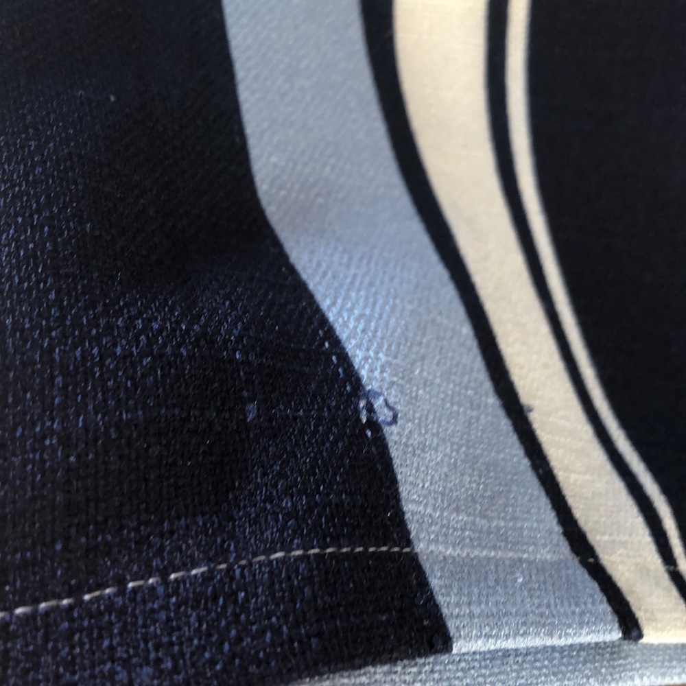 J.O.A. Blue and White Striped Dress - Picture 6 of 7